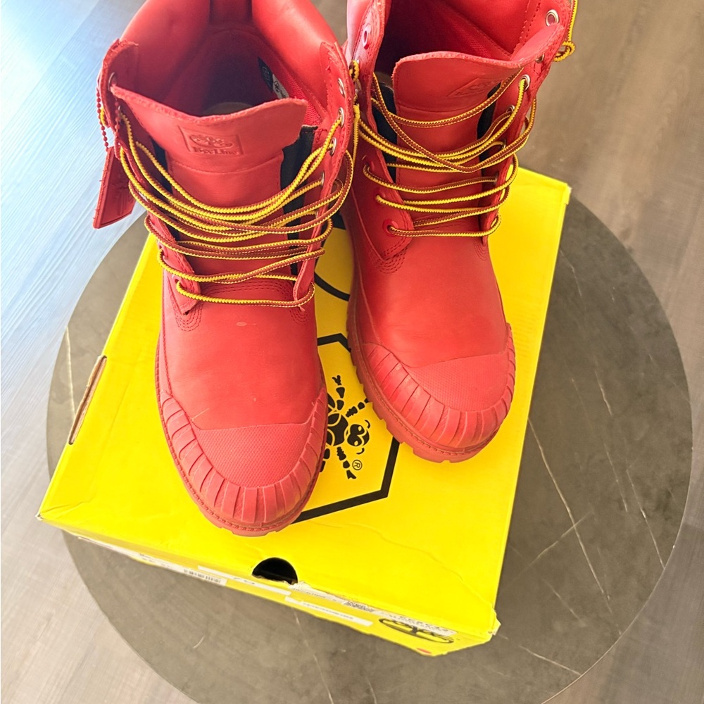Timberland Red Boots